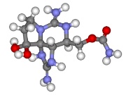 Fig. 1: Chemical structure of saxitoxin